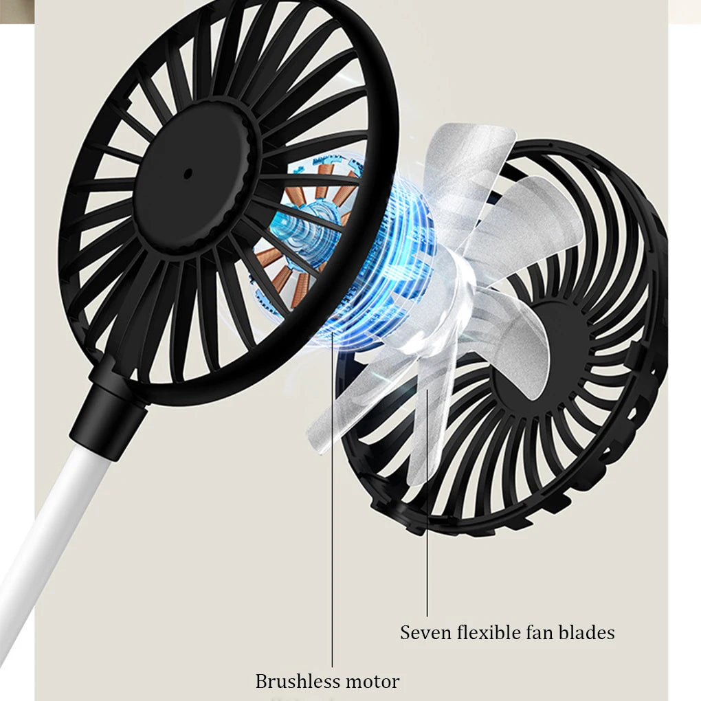 SilentUSBWind Portable Rechargeable Mini Fan