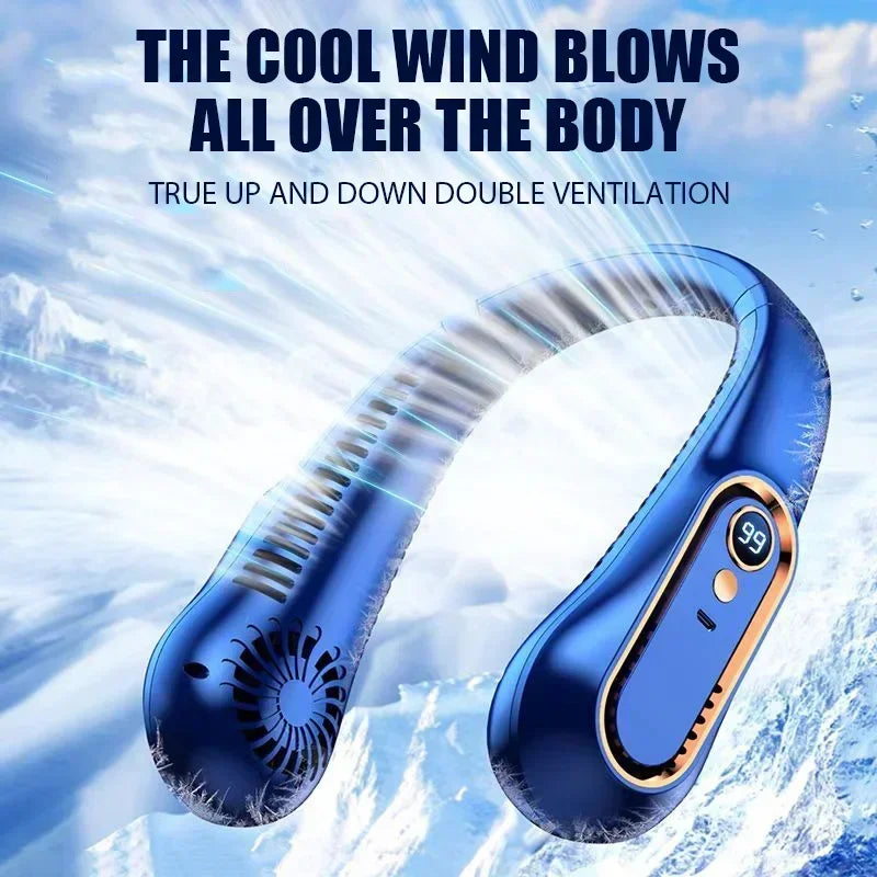 SilentUSBWind Bladeless Hanging Neck Air Cooler