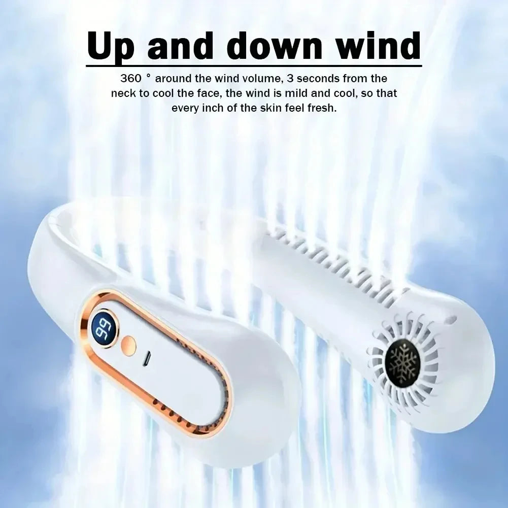 SilentUSBWind Bladeless Hanging Neck Air Cooler